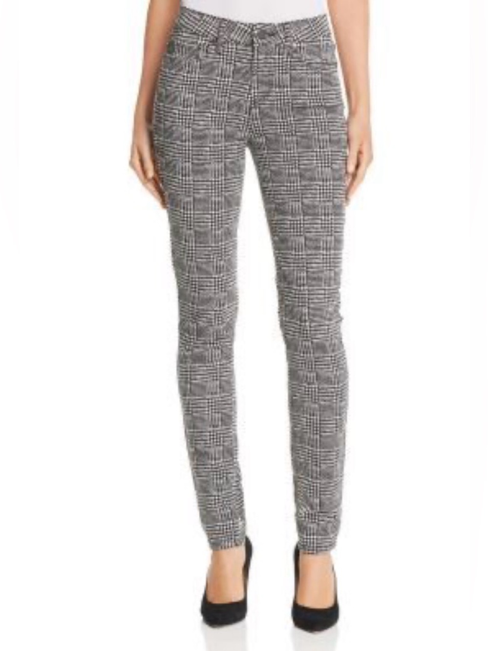 PAIGE Hoxton Ultra Black/White Check